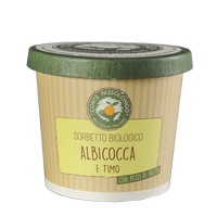 Sorbetto di albicocca-timo